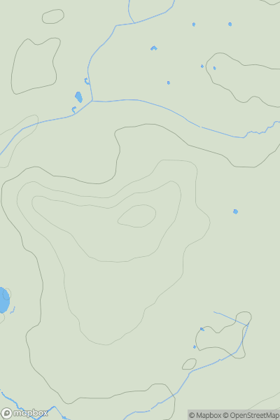 Thumbnail image for Sunny Hill [South Central England] showing contour plot for surrounding peak